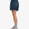 Organic Twill Shorts för dam – petrolblå