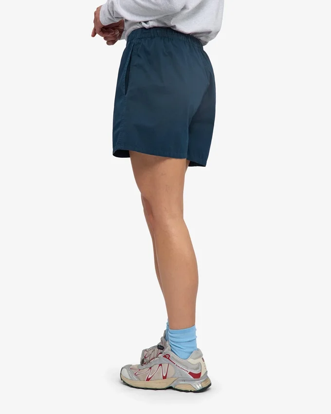 Organic Twill Shorts för dam – petrolblå