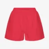 Organic Twill Shorts för dam – röd mandarin