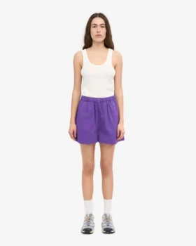 Organic Twill Shorts för dam – ultraviolett