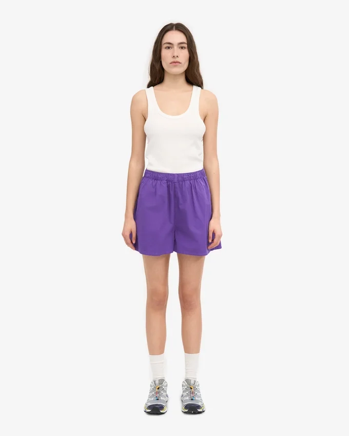Organic Twill Shorts för dam – ultraviolett