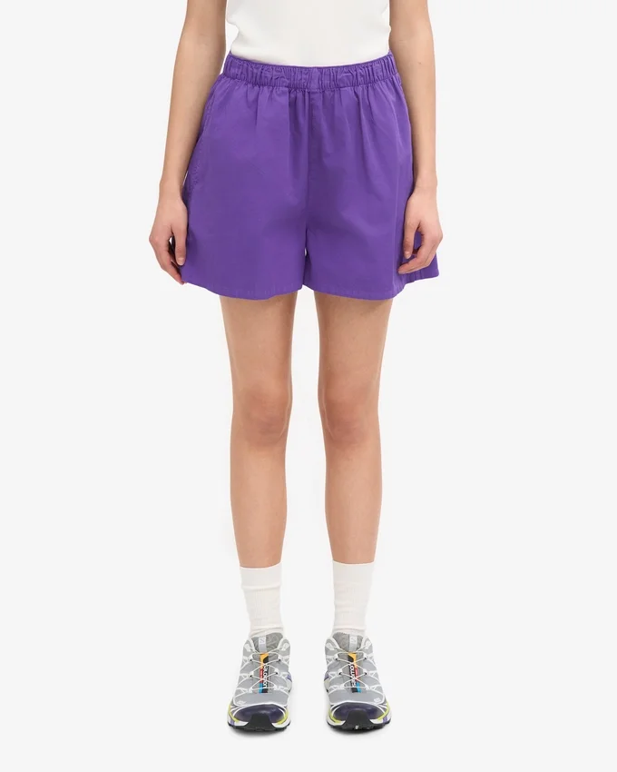Organic Twill Shorts för dam – ultraviolett