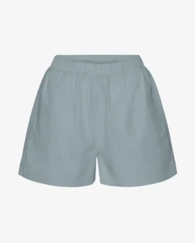 Organic Twill Shorts för damer – stålblå