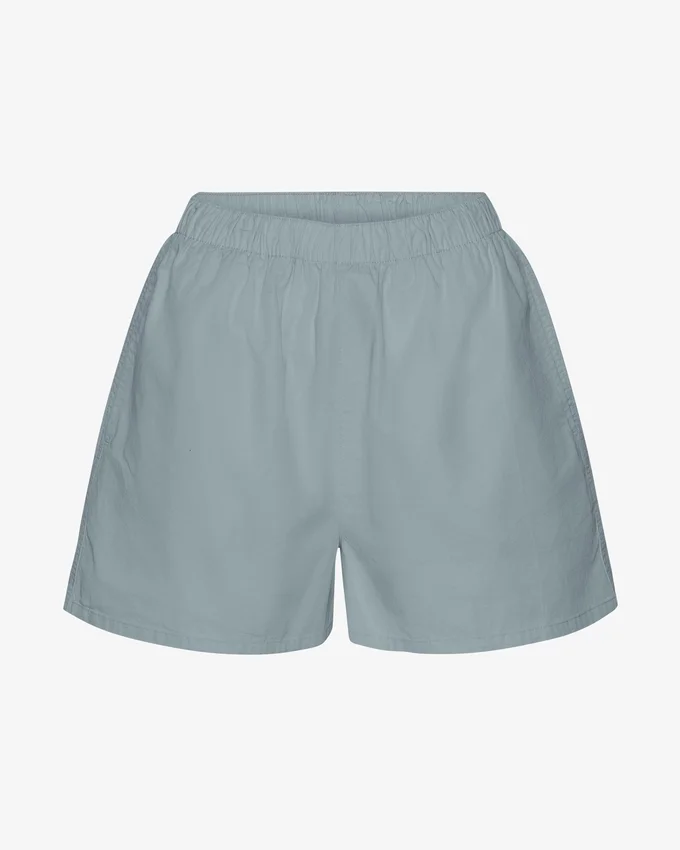Organic Twill Shorts för damer – stålblå