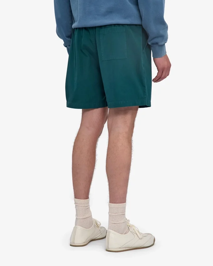Organic Twill Shorts – havsgrön