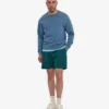 Organic Twill Shorts – havsgrön
