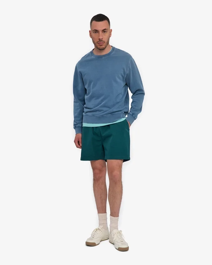 Organic Twill Shorts – havsgrön