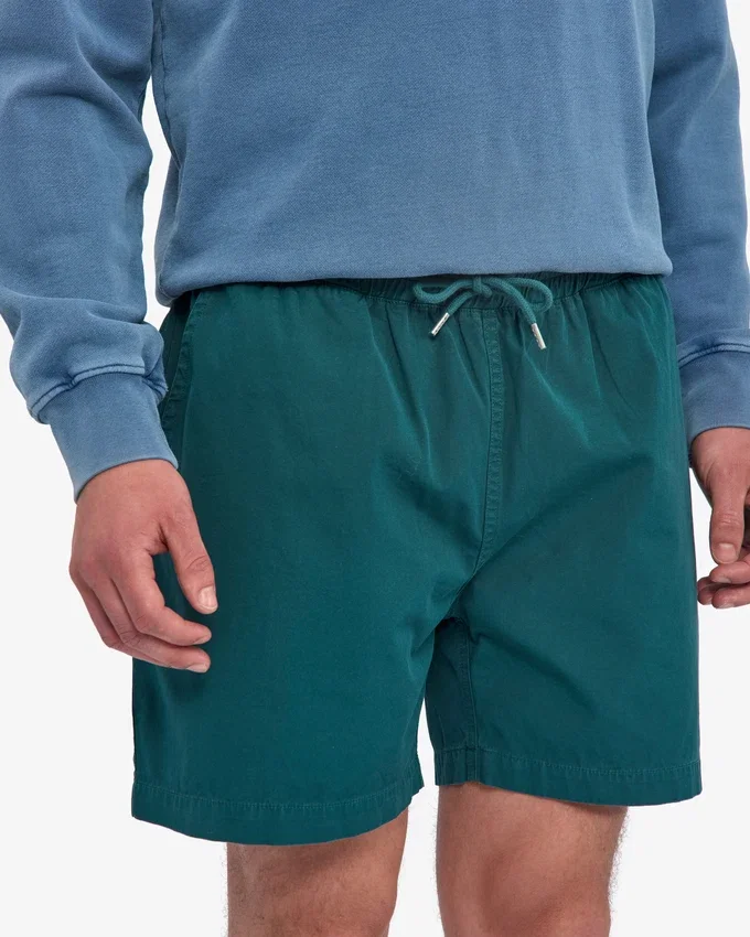 Organic Twill Shorts – havsgrön
