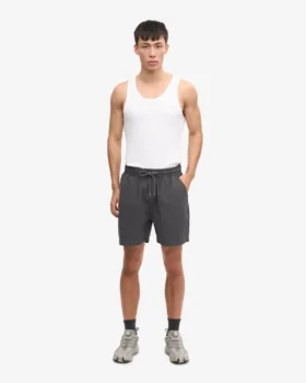 Organic Twill Shorts – lavagrå