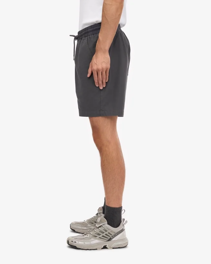 Organic Twill Shorts – lavagrå