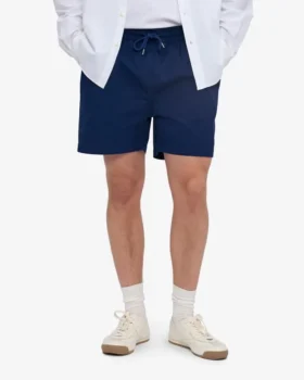 Organic Twill Shorts – marinblå