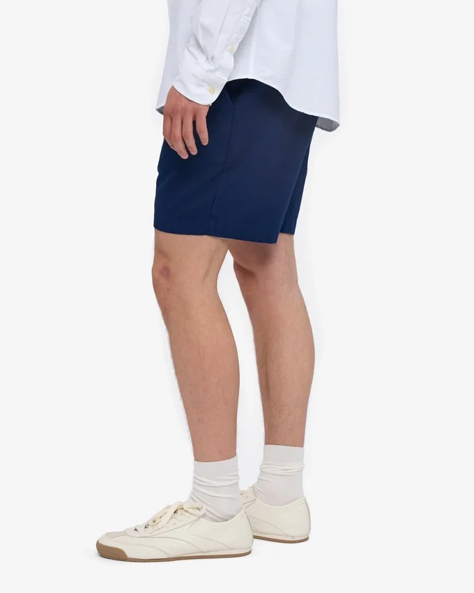 Organic Twill Shorts – marinblå