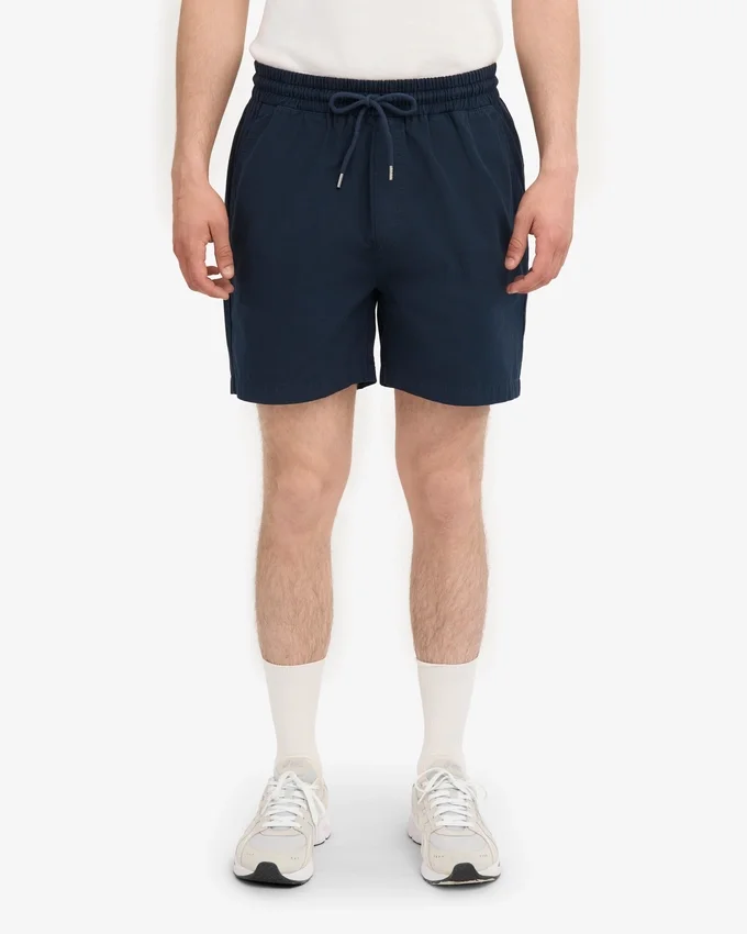 Organic Twill Shorts – marinblå