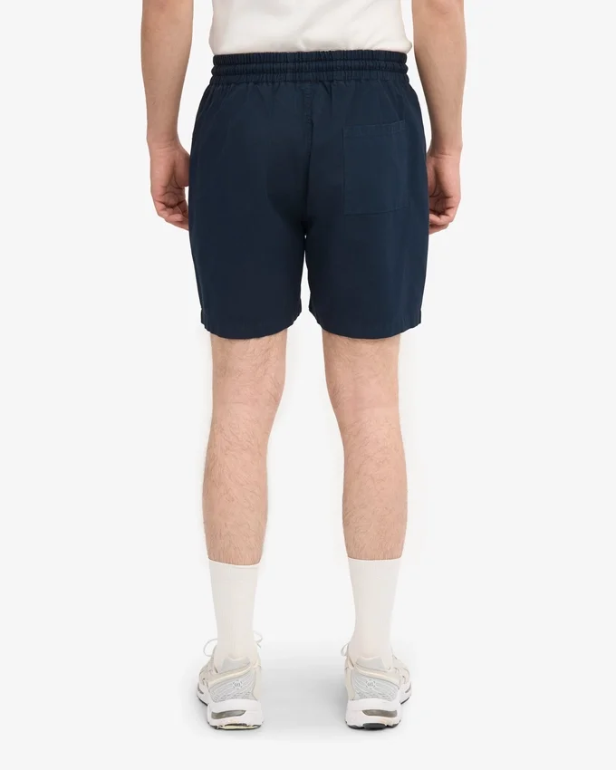 Organic Twill Shorts – marinblå