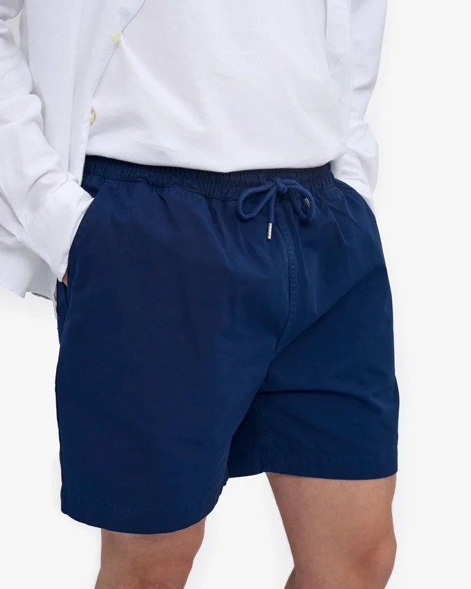 Organic Twill Shorts – marinblå