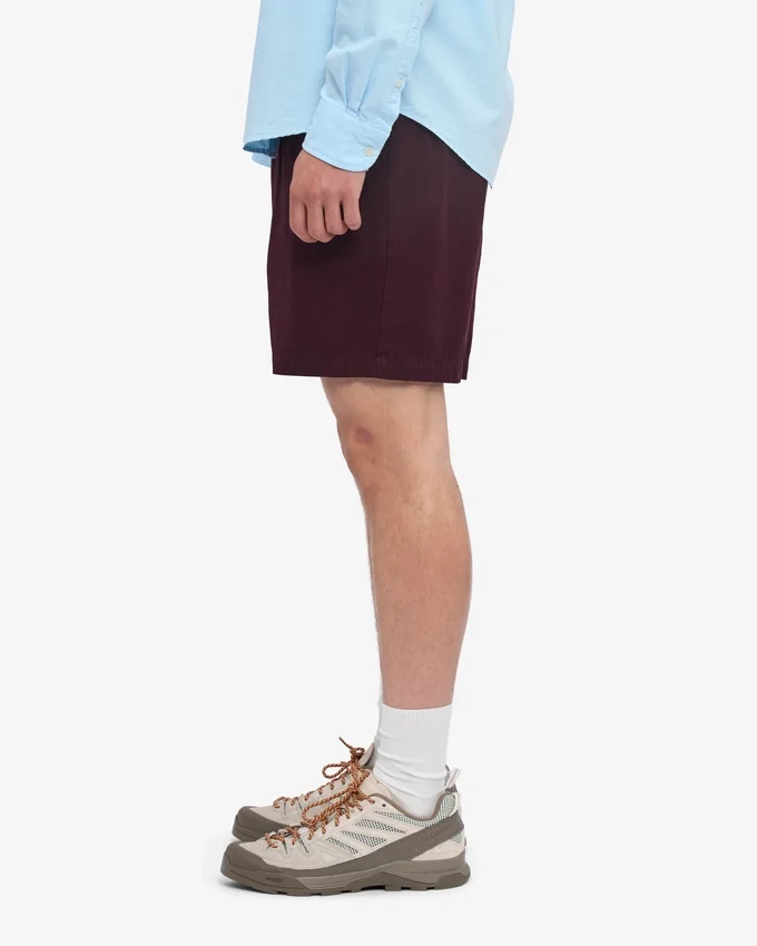 Organic Twill Shorts – oxblodsröd