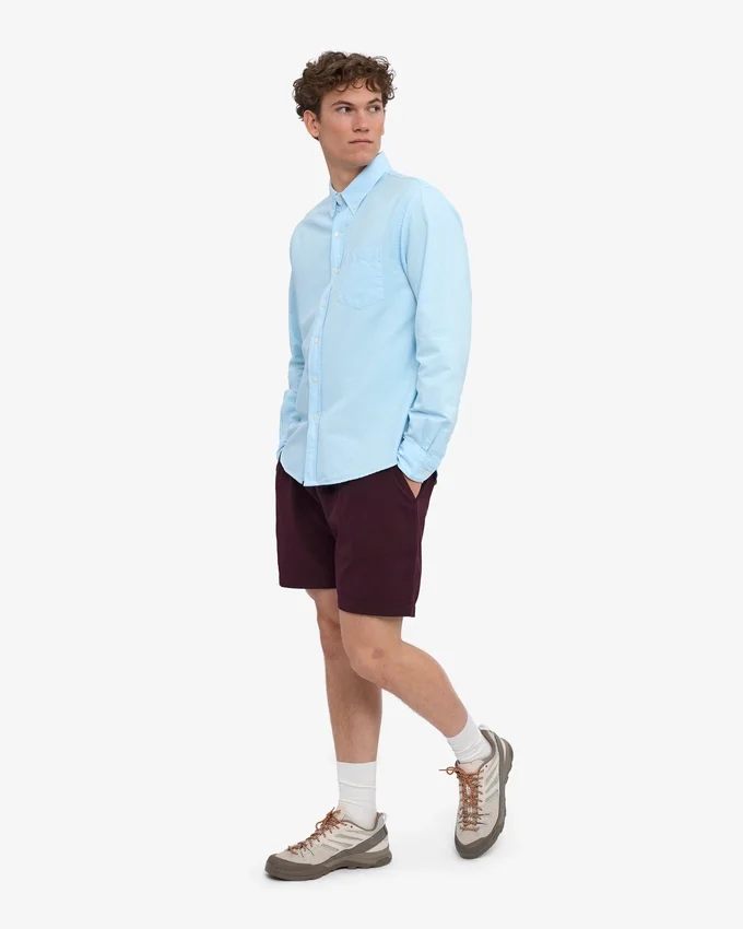Organic Twill Shorts – oxblodsröd