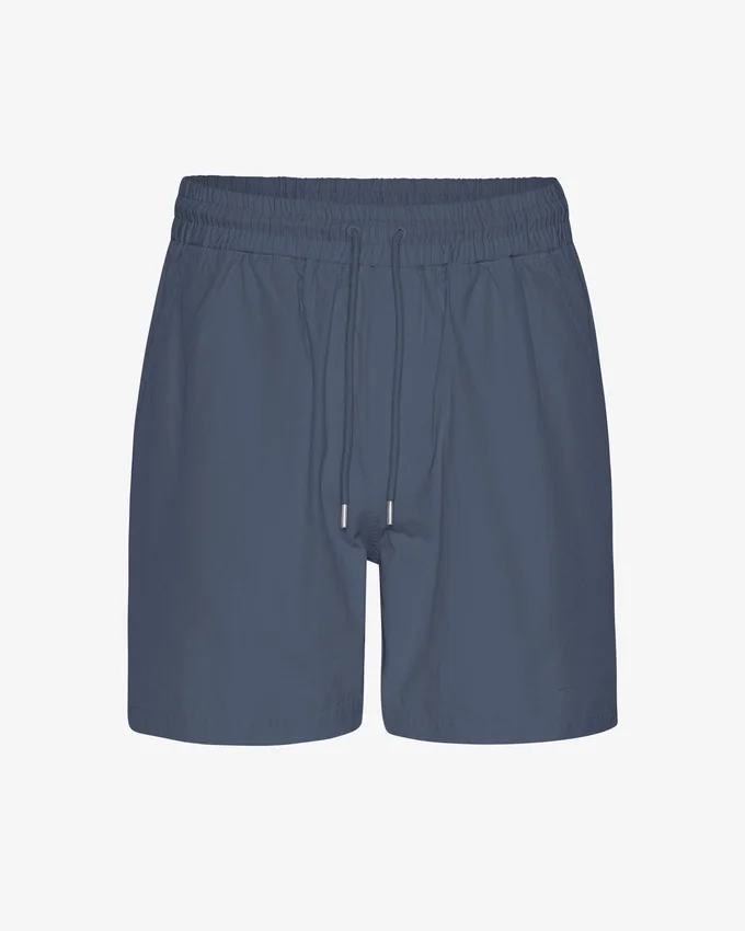 Organic Twill Shorts – petrolblå