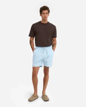 Organic Twill Shorts – polarblå