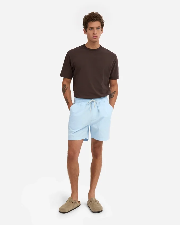 Organic Twill Shorts – polarblå
