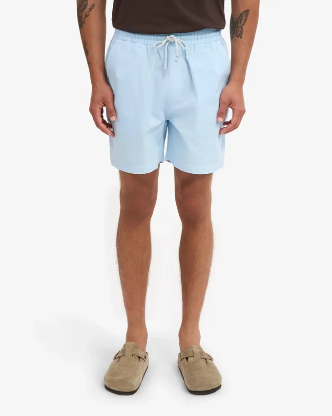Organic Twill Shorts – polarblå