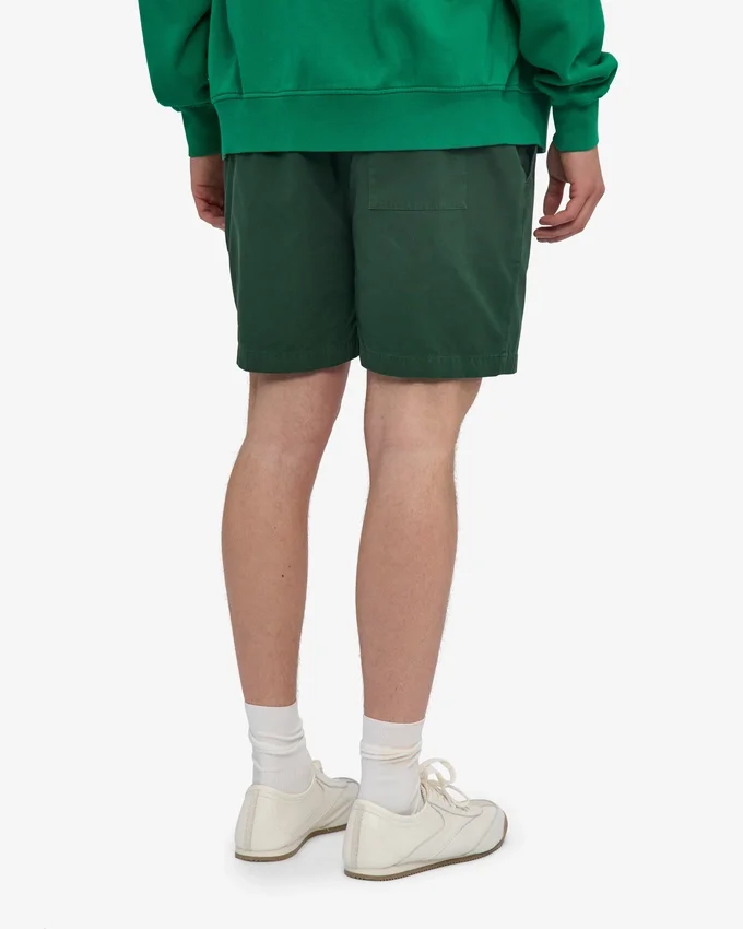 Organic Twill Shorts – smaragdgröna