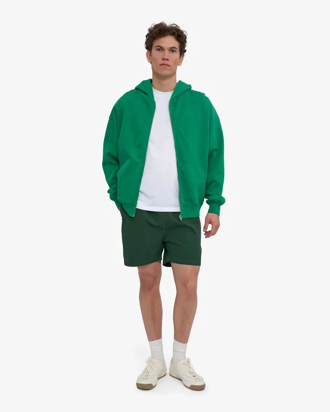Organic Twill Shorts – smaragdgröna