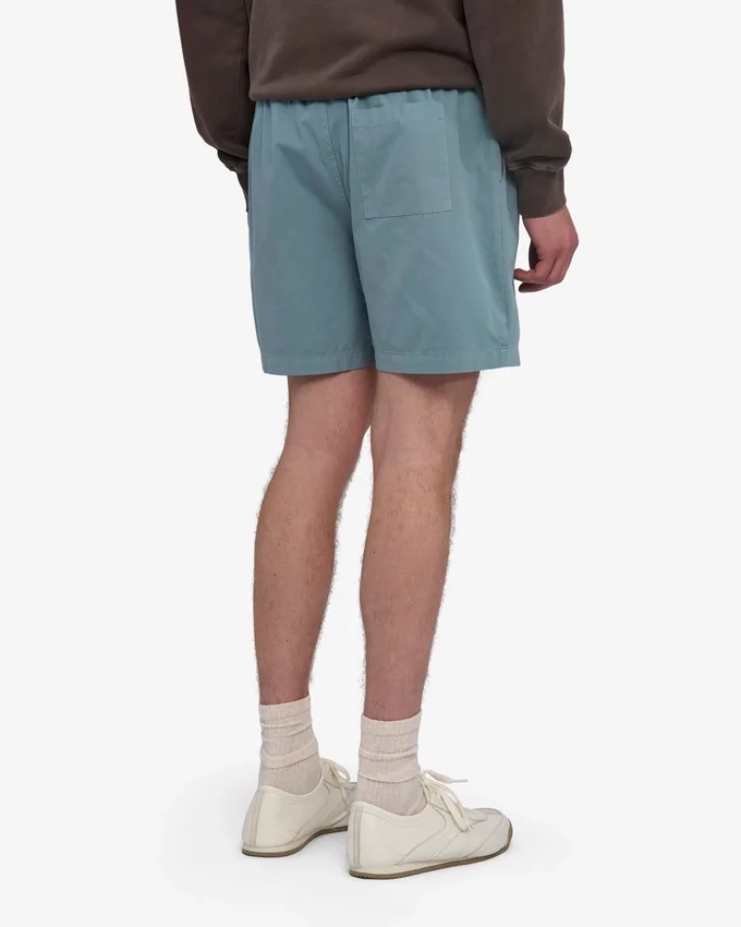 Organic Twill Shorts – stålblå