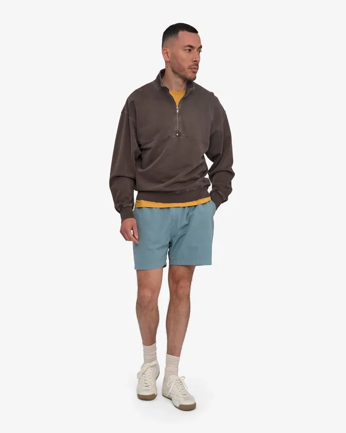 Organic Twill Shorts – stålblå