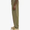 Organiska, avslappnade mjukisbyxor – Dusty Olive