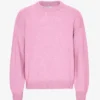 Oversized merinoullstrumpor – Cherry Blossom
