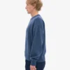 Oversized tröja i merinoull – petrolblå