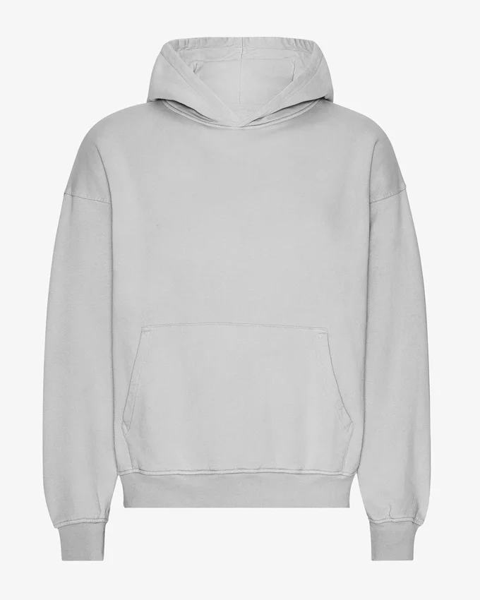 Överdimensionerad ekologisk huvtröja – Faded Grey