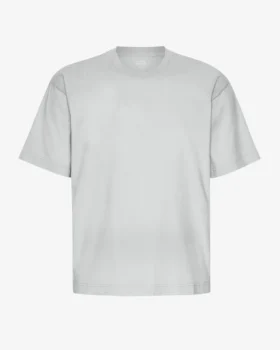 Överdimensionerad ekologisk T-shirt – blekt grå
