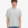 Överdimensionerad ekologisk T-shirt – blekt grå