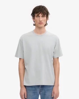 Överdimensionerad ekologisk T-shirt – blekt grå