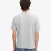 Överdimensionerad ekologisk T-shirt – blekt grå