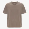 Överdimensionerad ekologisk T-shirt – blekt khaki