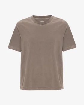 Överdimensionerad ekologisk T-shirt – blekt khaki