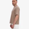 Överdimensionerad ekologisk T-shirt – blekt khaki