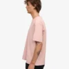 Överdimensionerad ekologisk T-shirt – blekt rosa