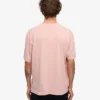 Överdimensionerad ekologisk T-shirt – blekt rosa