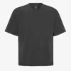 Överdimensionerad ekologisk T-shirt – blekt svart