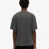 Överdimensionerad ekologisk T-shirt – blekt svart