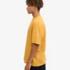 Överdimensionerad ekologisk T-shirt – bränd gul