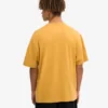 Överdimensionerad ekologisk T-shirt – bränd gul