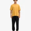 Överdimensionerad ekologisk T-shirt – bränd gul