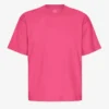 Överdimensionerad ekologisk T-shirt – Bubblegum Pink