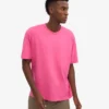 Överdimensionerad ekologisk T-shirt – Bubblegum Pink