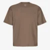 Överdimensionerad ekologisk T-shirt – Cedar Brown